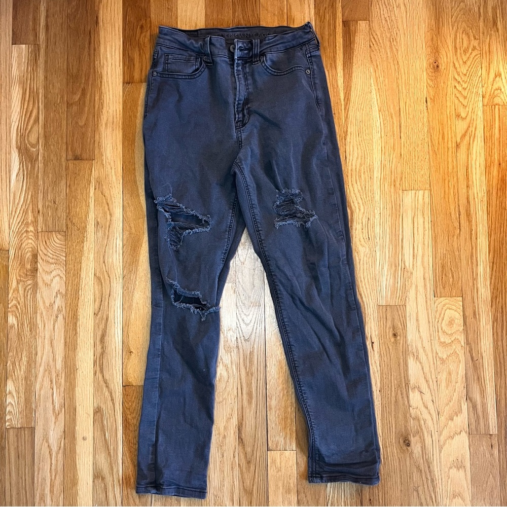 American Eagle Outfitters Blue Skinny Jeans Classic Denim